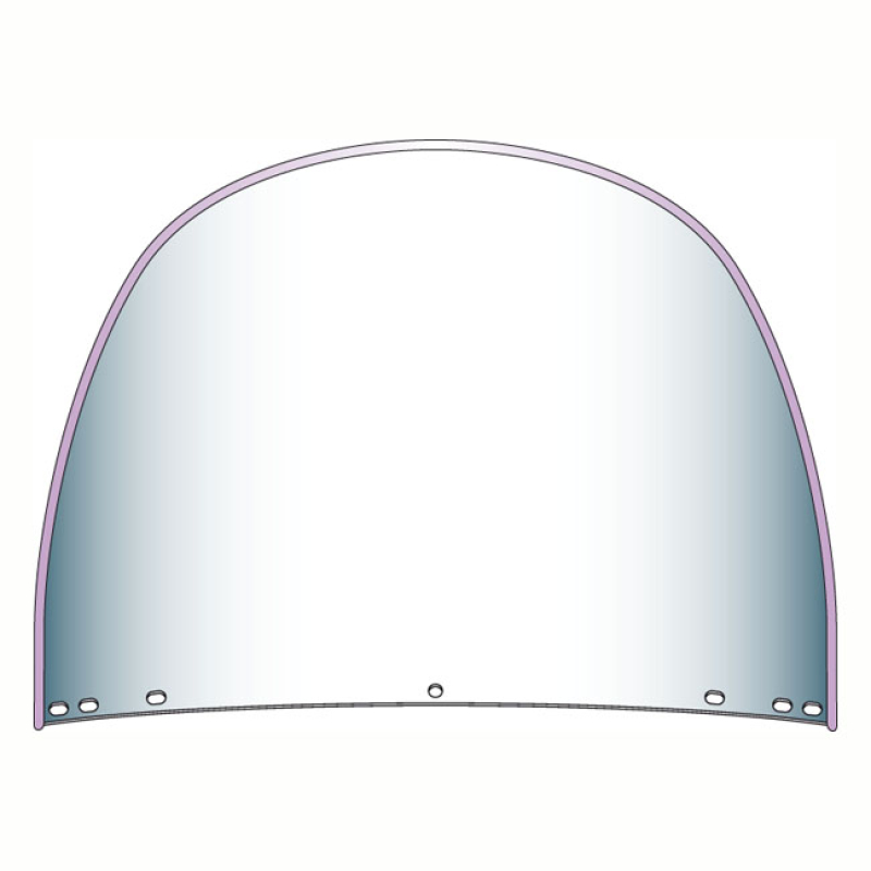 NATIONAL CYCLE, REPL. BEADED TOP WINDSHIELD WINDOW. CLEAR CLEAR. OEM S 563896