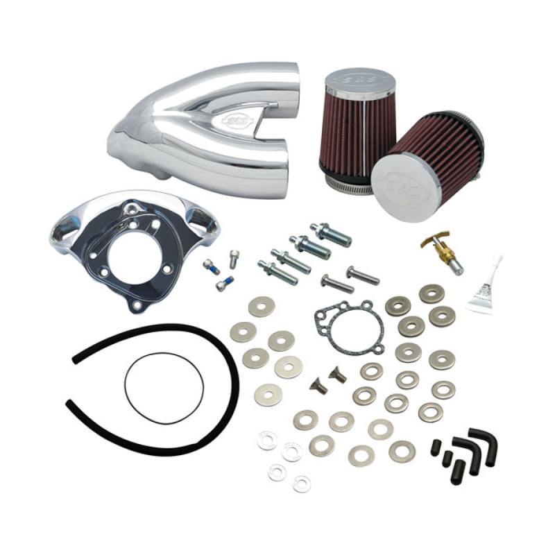 S&S, TUNED INDUCTION AIR CLEANER KIT. CHROME 565102
