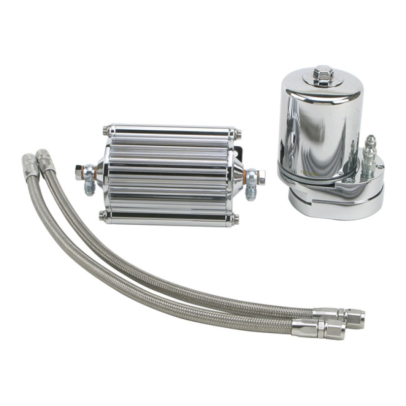 FEULING OIL FILTER COOLER, CHROME 566050