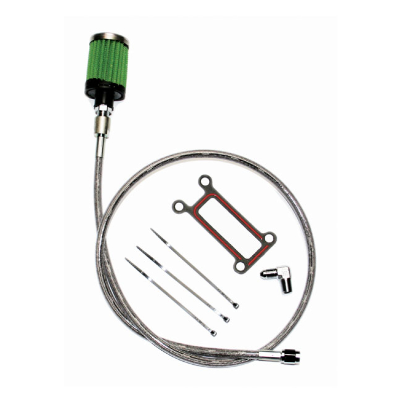 FEULING, OIL TANK BREATHER KIT. BLACK. TOURING BLACK CAP. TOURING MODE 566061