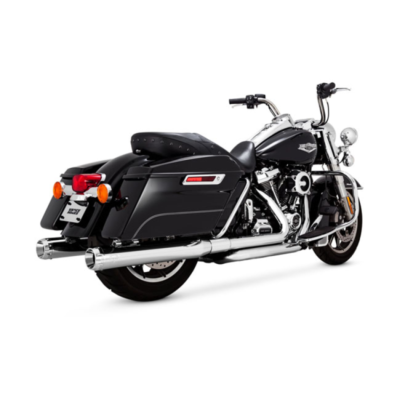 VANCE & HINES, 4" DAYTONA 400 SLIP-ON MUFFLERS. CHROME 567361