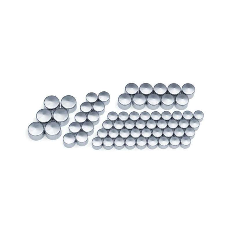 KURYAKYN, KOOL KAPS BOLT COVER ENGINE KIT. CHROME INSTALLS WITH SILICO 567574