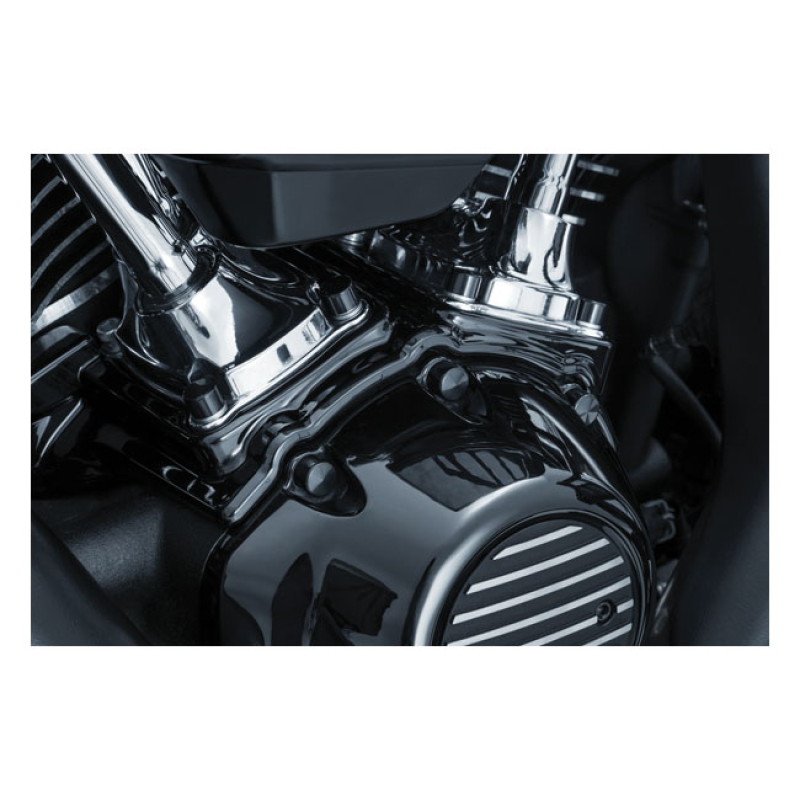 KURYAKYN, KOOL KAPS BOLT COVER ENGINE KIT. BLACK INSTALLS WITH SILICON 567575