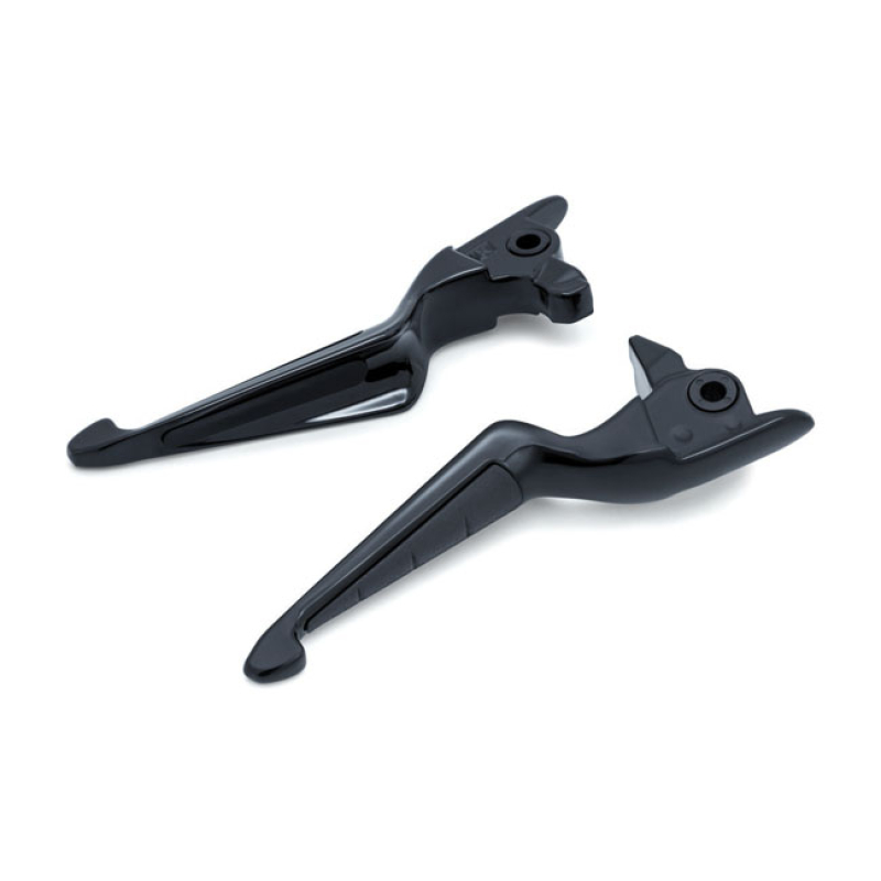 KURYAKYN, ISO HANDLEBAR LEVER SET GLOSS BLACK 567613