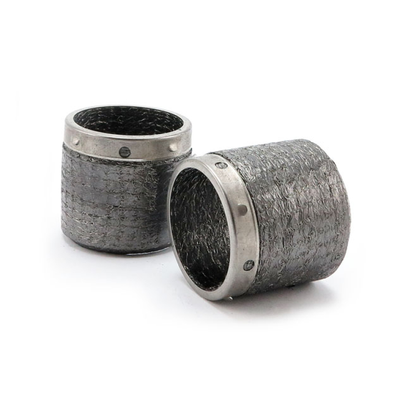 GASKETS, MUFFLER TO HEADER PIPES ( 2 PC. ) 568428