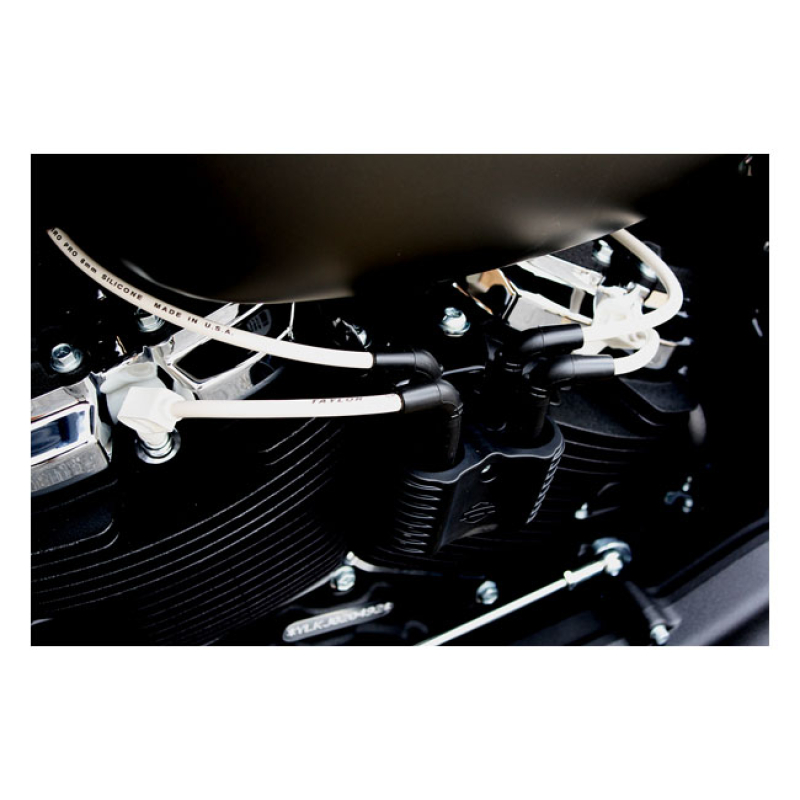 TAYLOR, 8MM PRO WIRE SPARK PLUG WIRE SET. WHITE 568749