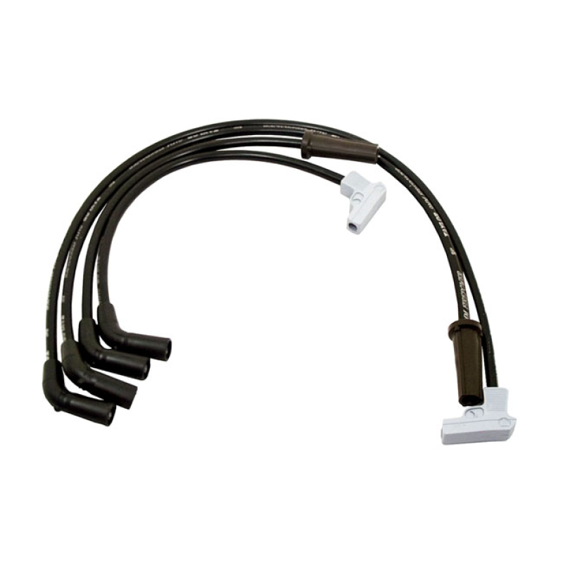 TAYLOR, 9MM FIRE POWER SPARK PLUG WIRE SET. BLACK/SILVER 568764