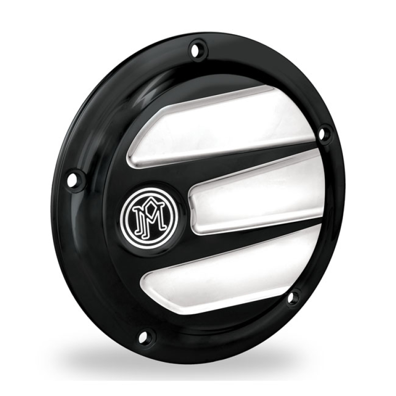 PM, SCALLOP DERBY COVER CONTRAST CUT BLACK CONTRAST CUT ANODIZED FINIS 569940