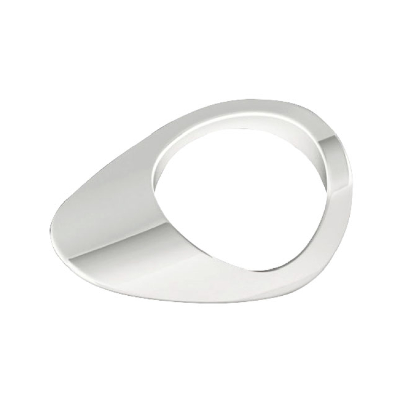 BEZEL, DIPSTICK. CHROME CHROME. OEM STYLE REPLACEMENT. FITS THE RIGHT 572194