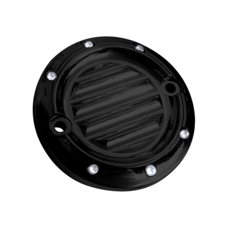 COVINGTONS, POINT COVER. DIMPLED, BLACK BLACK ANODIZED CNC MACHINED AL 572239