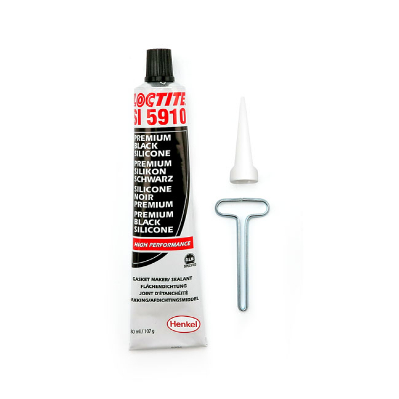 LOCTITE 5910 PREMIUM SILICONE BLACK PASTE. 80CC TUBE. PERMANENT FLEXIB 572461