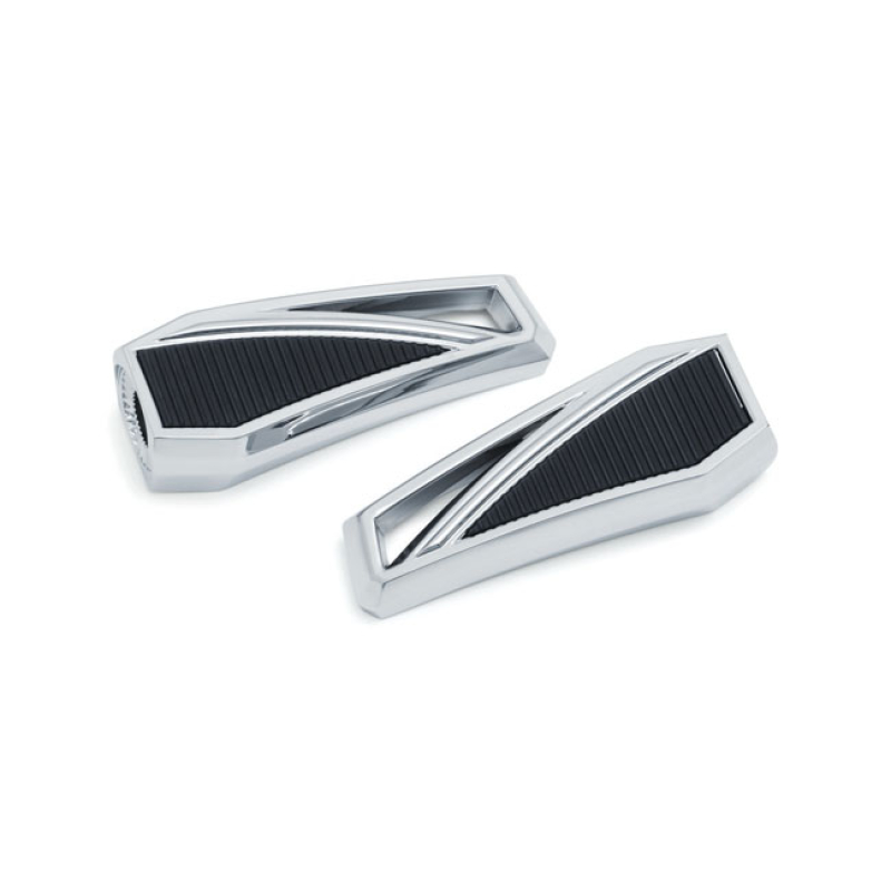 KURYAKYN, PHANTOM FOOTPEGS WITHOUT ADAPTERS CHROME QUALITY A380 ALUMIN 572769