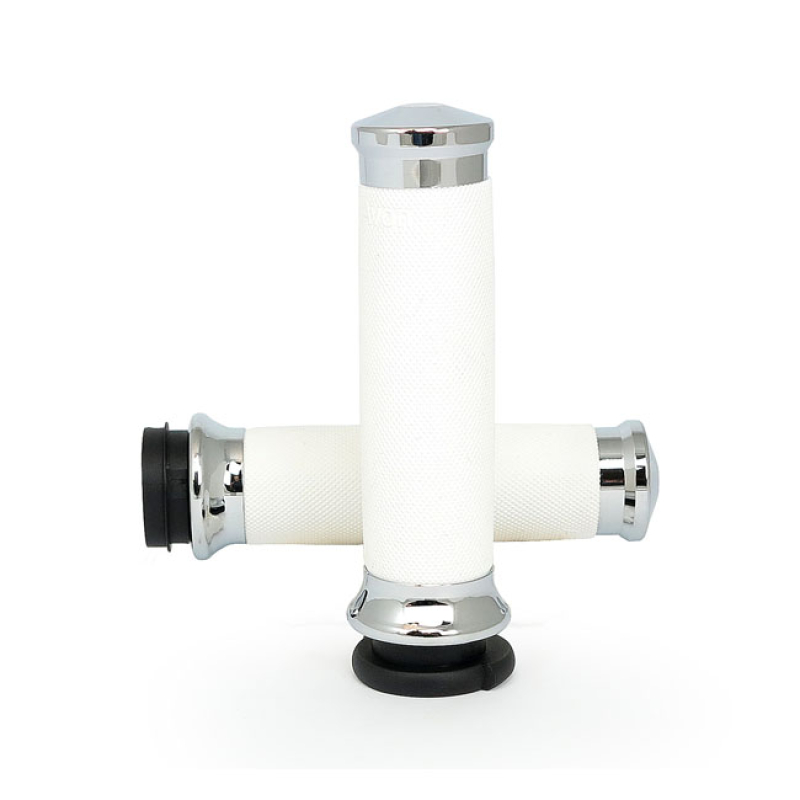 AVON CUSTOM CONTOUR GRIPS CHROME/WHITE 572836