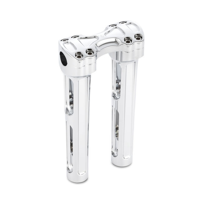 NESS METHOD RISERS 10" CHROME 573477