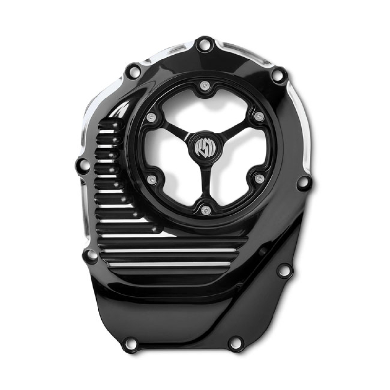 RSD, 'CLARITY' CAM COVER. BLACK CC BLACK ANODIZED WITH A CONTRAST CUT 573880