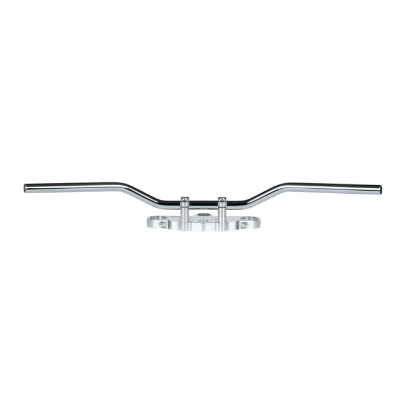 TRW TOURING 22MM CLASSIC LOW HANDLEBAR CHROME; STEEL HANDLEBAR; ABE AP 574036