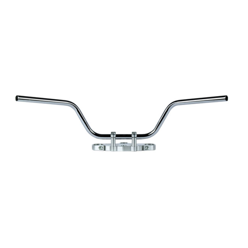 TRW 22MM TOURING HIGH HANDLEBAR  CHROME; STEEL HANDLEBAR; ABE APPROVED 574038