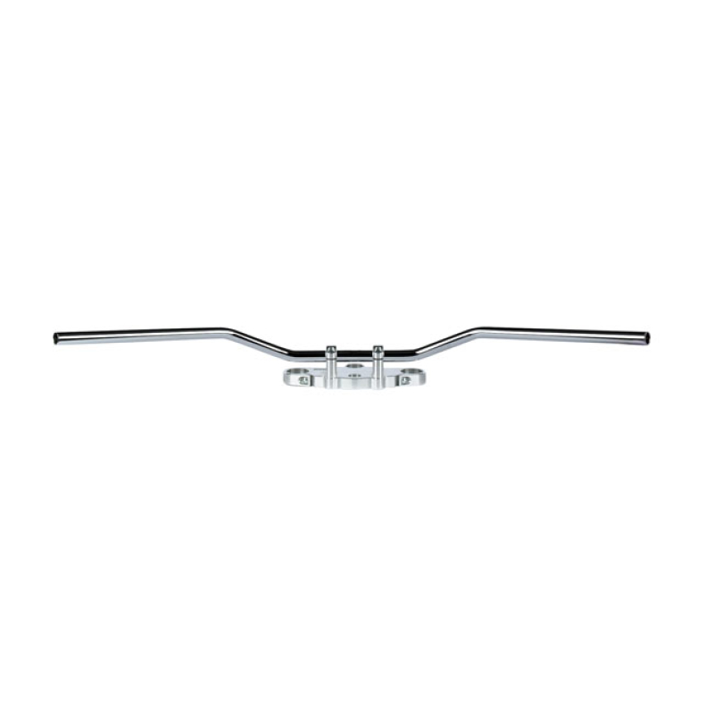 TRW CUSTOM 22MM ROADSTAR WIDE HANDLEBAR CHROME; STEEL HANDLEBAR; ABE A 574053