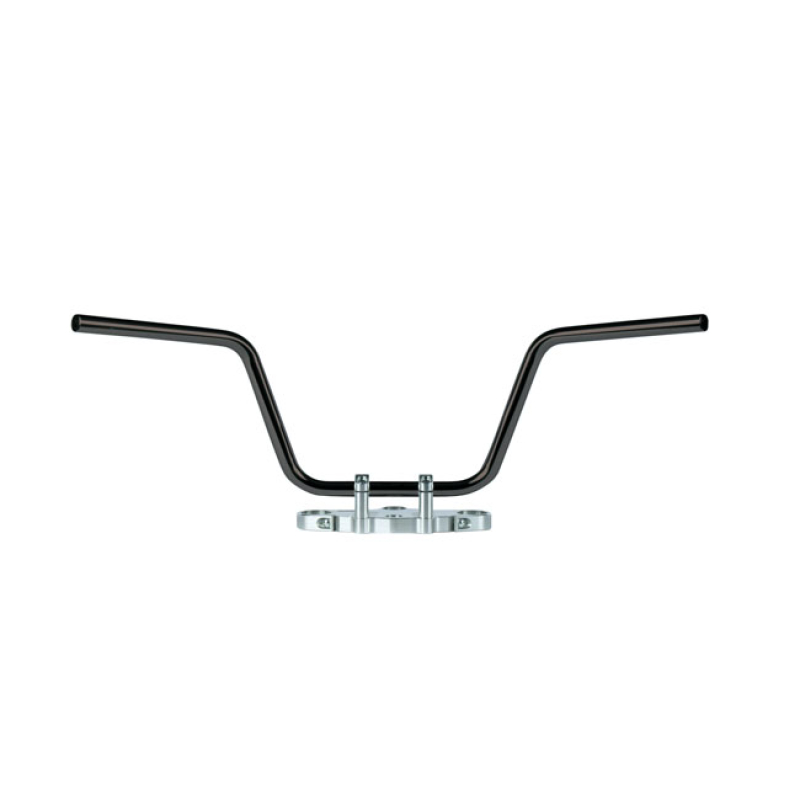 TRW CUSTOM 22MM APEHANGER BLACK; STEEL HANDLEBAR; ABE APPROVED; APPROX 574055