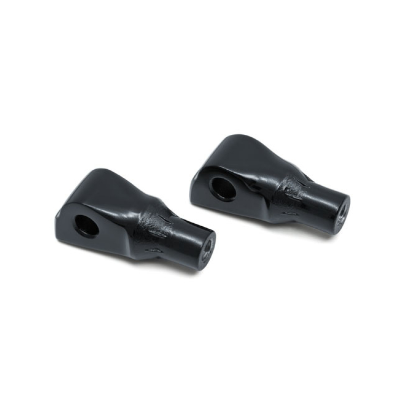 KURYAKYN, TAPERED REAR FOOTPEG ADAPTER. GLOSS BLACK 574100