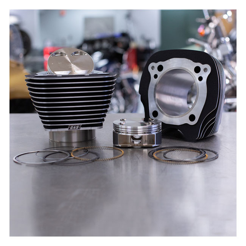 S&S, 114" TO 128" BIG BORE CONVERSION CYLINDER & PISTON KIT 574120