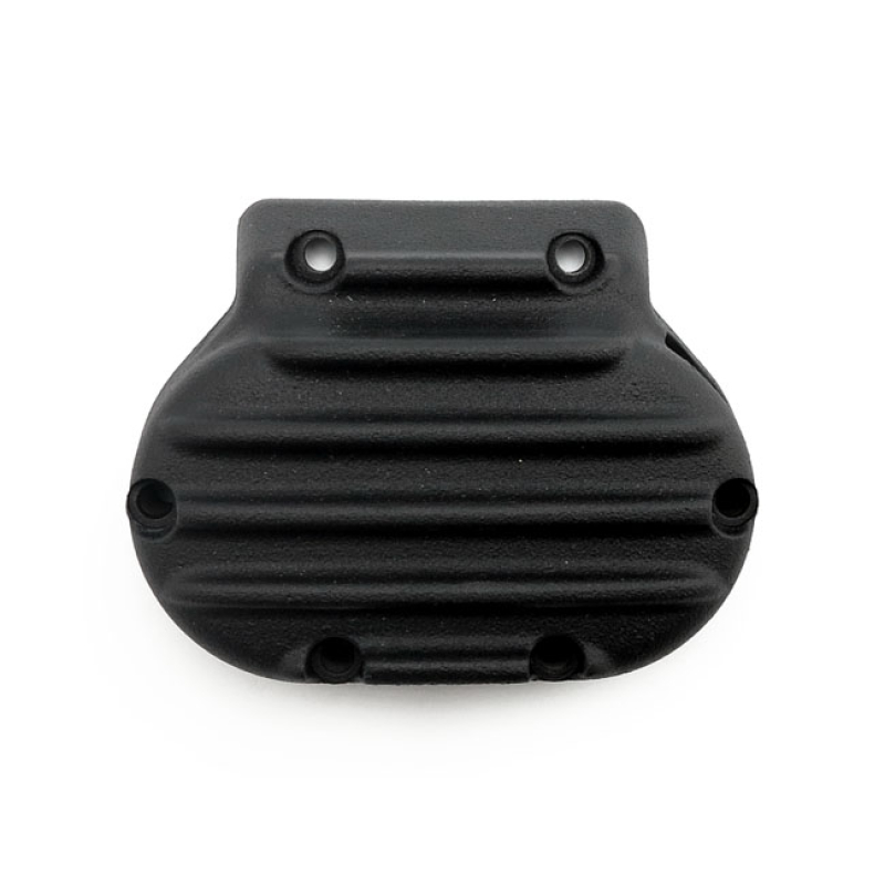 EMD TRANSMISSION END COVER, CABLE CLUTCH. BLACK CAST ALUMINUM FOR CABL 574259