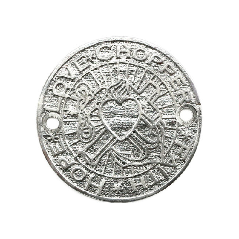 WANNABE CHOPPERS, POINT COVER CFLH HORIZONTAL MOUNT HOLES. SAND-CAST A 574527