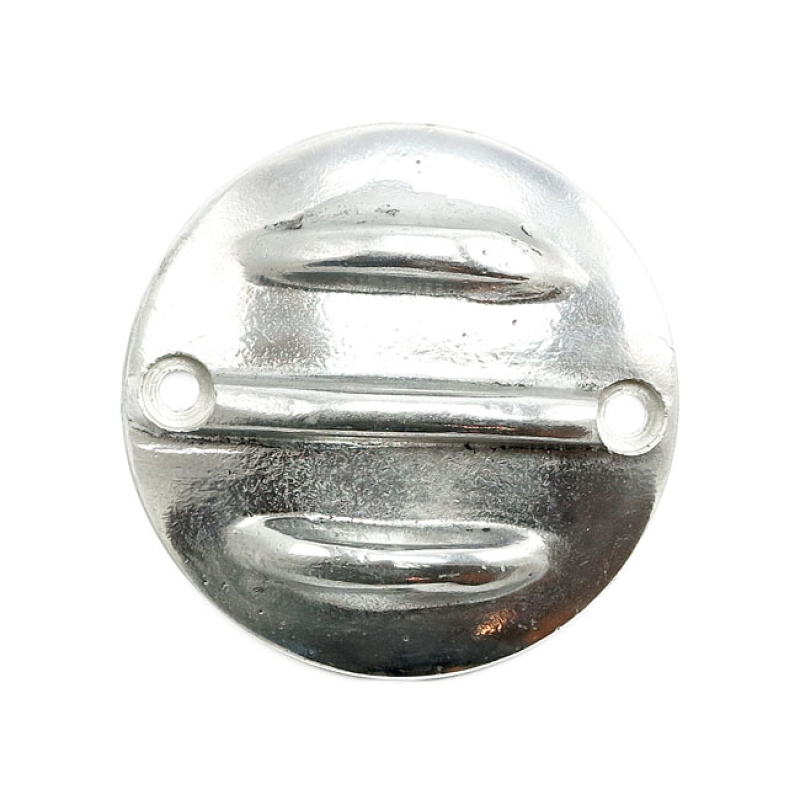 WANNABE CHOPPERS, POINT COVER RIBBED HORIZONTAL MOUNT HOLES. SAND-CAST 574534