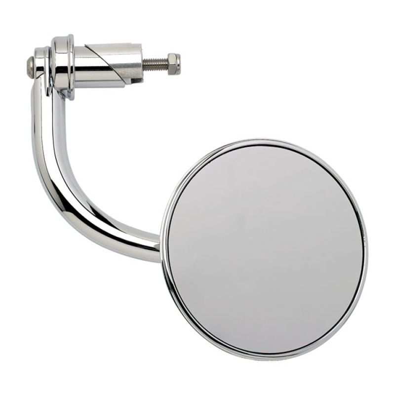 BILTWELL, IN-BAR UTILITY MIRROR ROUND 1" CHROME 574609