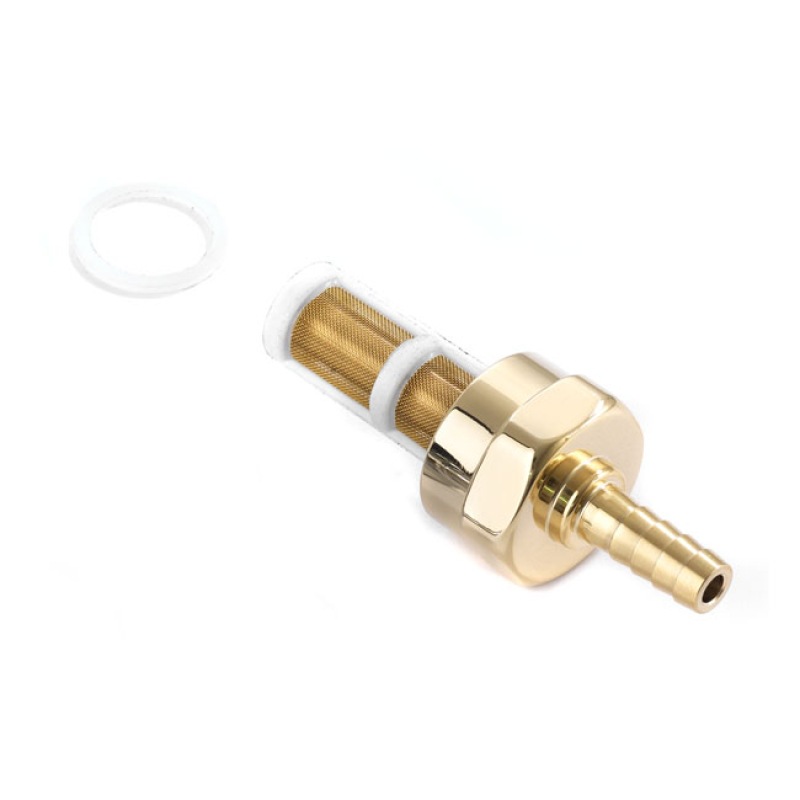 K-TECH BRASS M22X1 CUSTOM FUEL LINE FITTING POLISHED POLISHED BRASS; F 575377