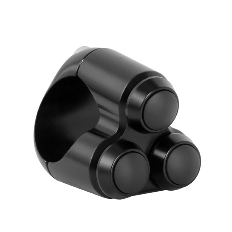 MOTONE, MICRO SWITCH WITH 3 BUTTONS. BLACK BLACK ANODIZED ALUMINUM. FO 575399