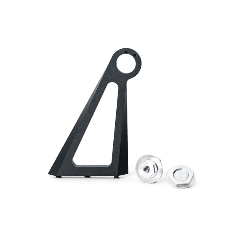 KILLER CUSTOM, SIDE MOUNT LICENSE PLATE BRACKET CNC MACHINED BLACK POW 575444