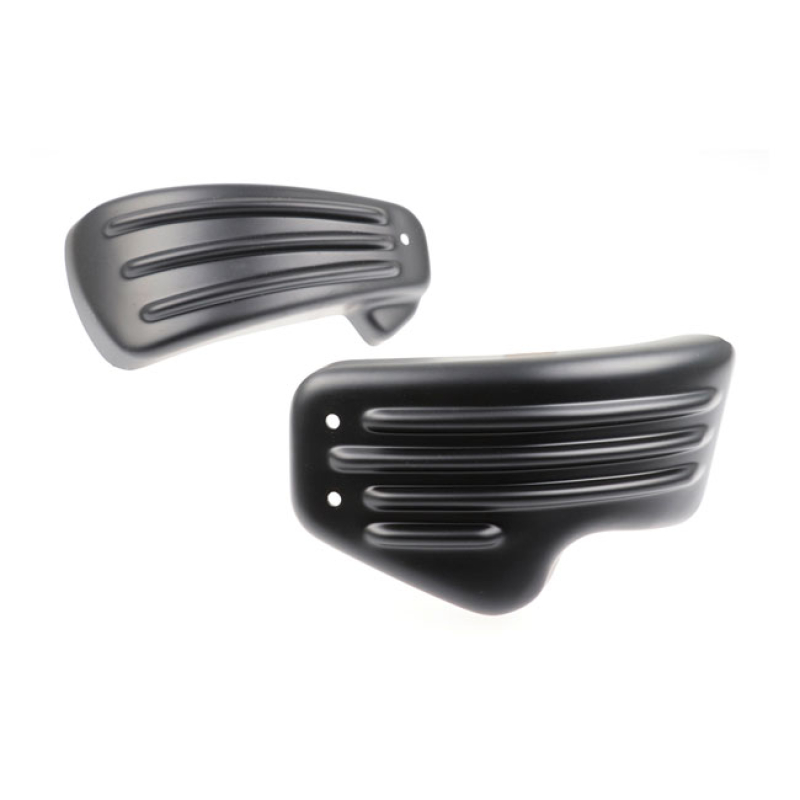 CULT-WERK, SIDE COVER SET 'RACING'. MATTE BLACK UNPAINTED MATTE BLACK 575555