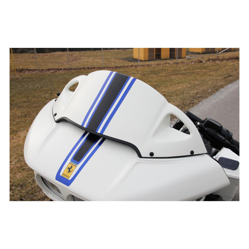 CULT-WERK, WINDSHIELD 'RACING'. MATTE BLACK UNPAINTED MATTE BLACK FINI 575568