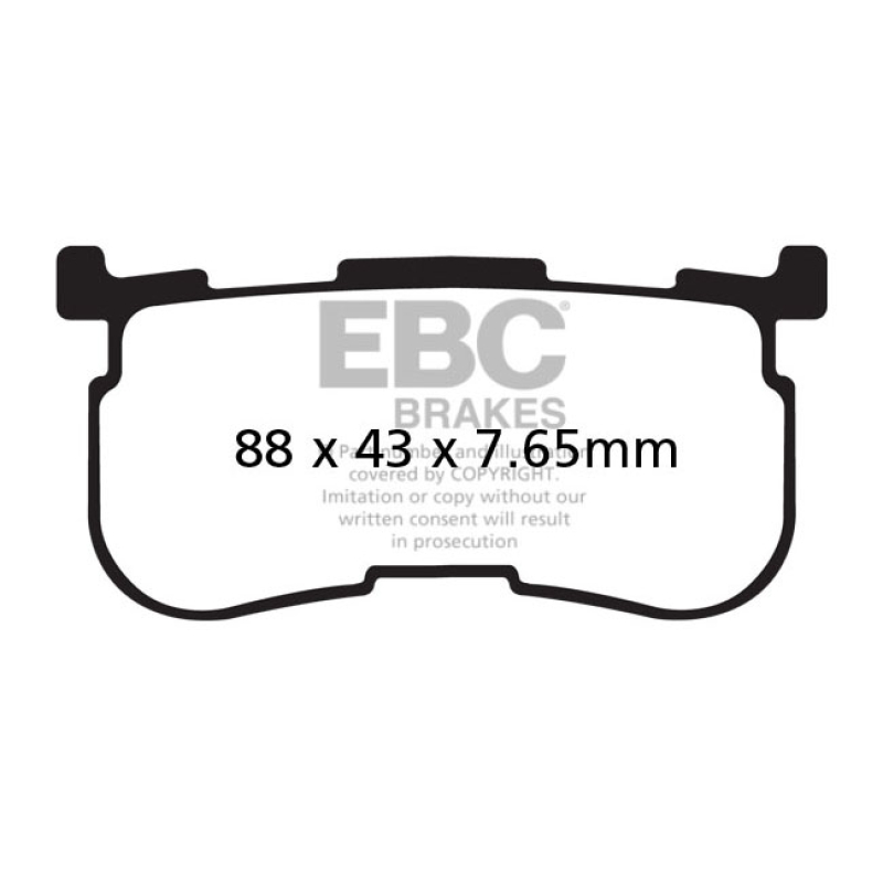 EBC ORGANIC BRAKE PADS 576040