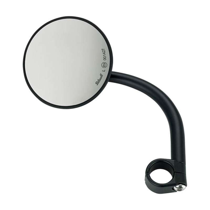 BILTWELL UTILITY ROUND MIRROR BLACK ECE APPR. 576330