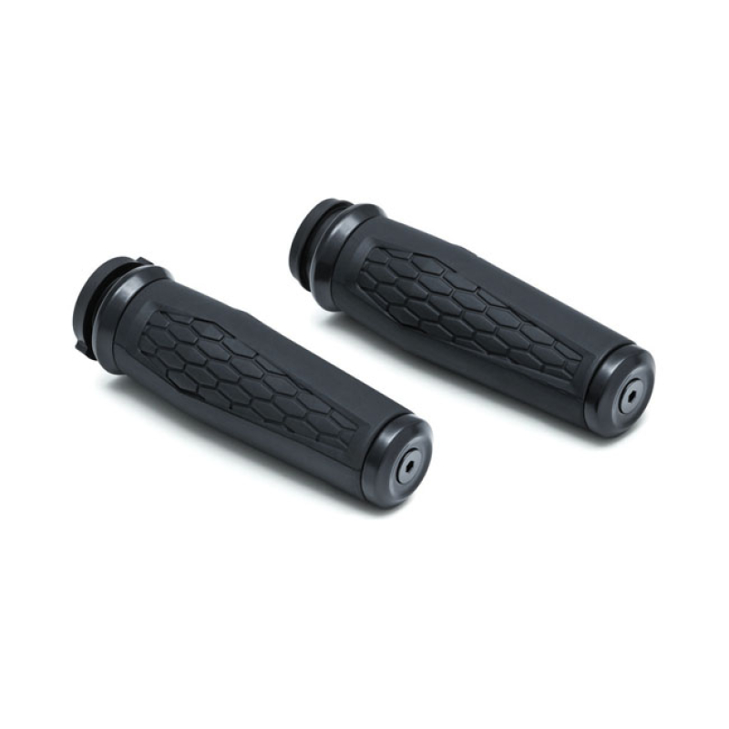 KURYAKYN, HEX GRIPS FOR ELECTRONIC THROTTLE. SATIN BLACK 576873