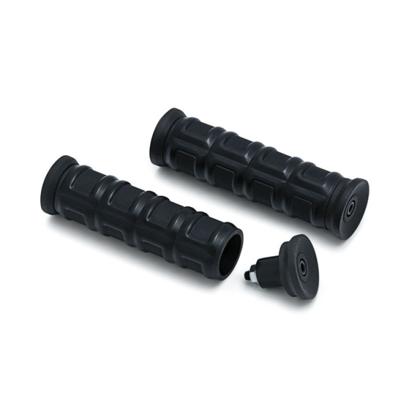 KURYAKYN, DILLINGER GRIPS. SATIN BLACK A NARROW PROFILE FOR SLEEK LOOK 577009