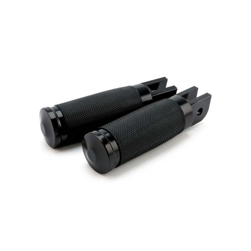 CALIBER RIDER FOOTPEGS, BLACK CLASSIC STYLED FOOTPEGS WITH A DURABLE R 577029