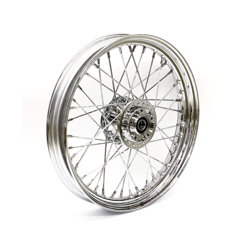 2.50 X 19 FRONT WHEEL 40 SPOKES CHROME 578512