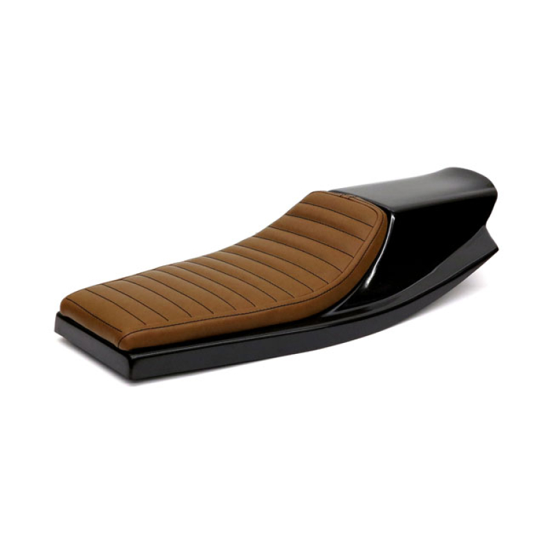 C-RACER, FLAT RACER SCR14 SEAT. DARK BROWN DARK BROWN SYNTHETIC LEATHE 578614