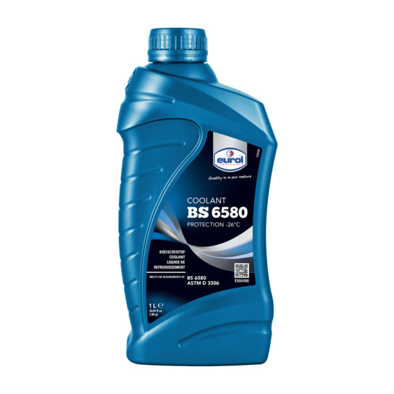 EUROL ENGINE COOLANT -26Â°C BS 6580 1 LITER. ENGINE COOLANT. BLUE COOL 579168