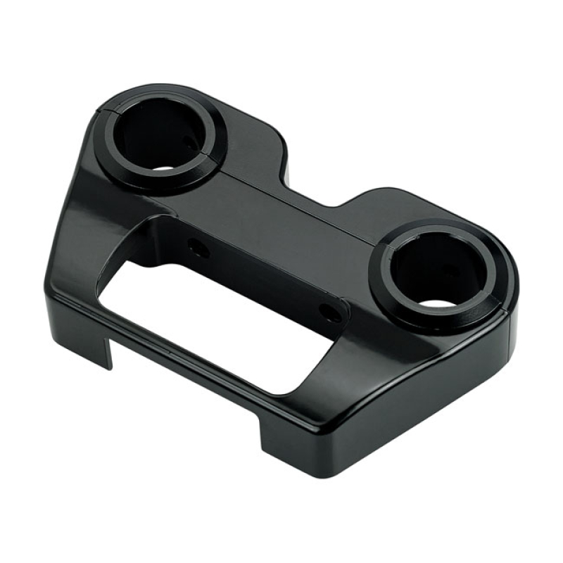 BILTWELL, DIGITAL SOFTAIL DASH PANEL HOUSING. BLACK BLACK ELECTROPLATE 580331