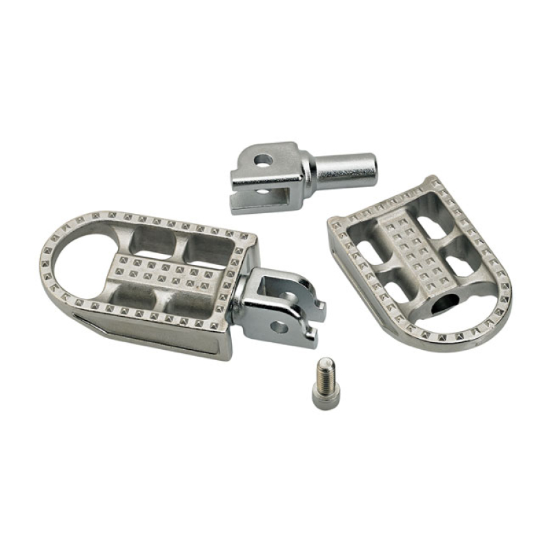 BILTWELL, MUSHMAN RIDER FOOT PEGS. POLISHED 580370