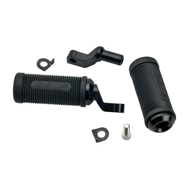 BILTWELL, NORMAN RIDER FOOT PEGS. BLACK 580374