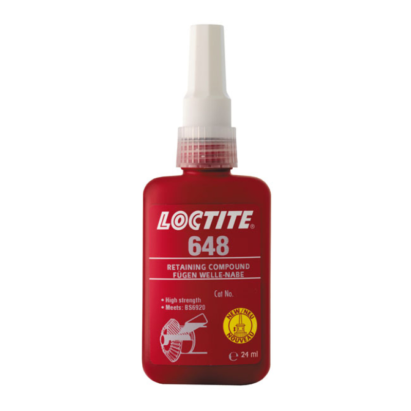 LOCTITE 648 GREEN, PRESS-FIT LOCKER 24CC FLUID. 24CC BOTTLE. HIGH STRE 586016