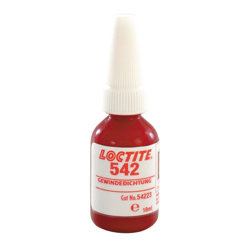 LOCTITE 542 BROWN HYDRAULIC SEALER. 10CC FLUID. 10CC BOTTLE. MEDIUM ST 586024