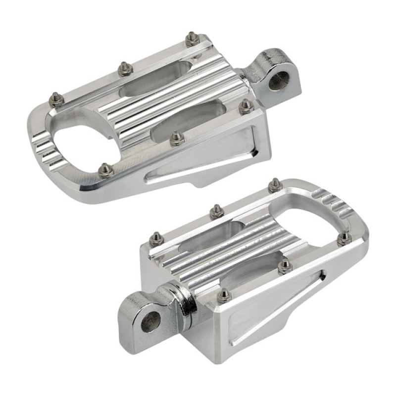 BILTWELL PUNISHER RIDER FOOTPEGS POLISHED 586403