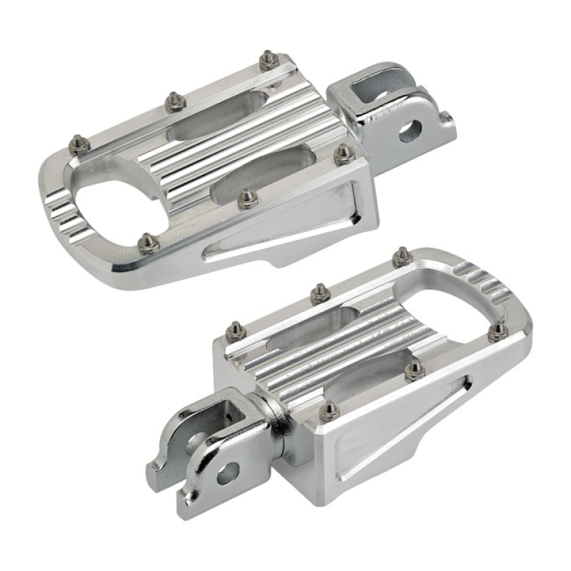 BILTWELL PUNISHER RIDER FOOTPEGS POLISHED 586407