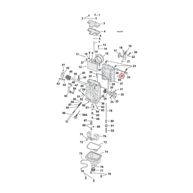 MIKUNI STARTER PLUNGER SPRING 587073